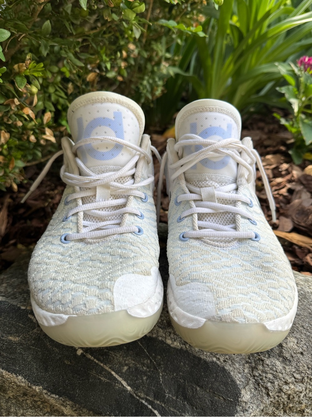 Nike KD Trey 5 VIII EP CK2089-100 Mens White-Royal Tint Basketball Sneakers 8.5 - Picture 2 of 10